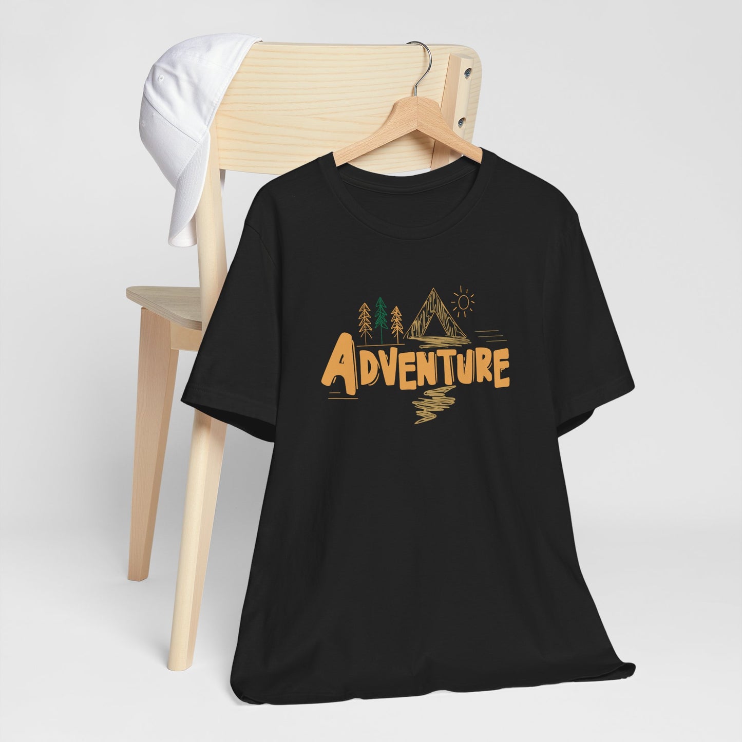 Adventure Mountain T-Shirt – Minimal Outdoor Graphic Tee