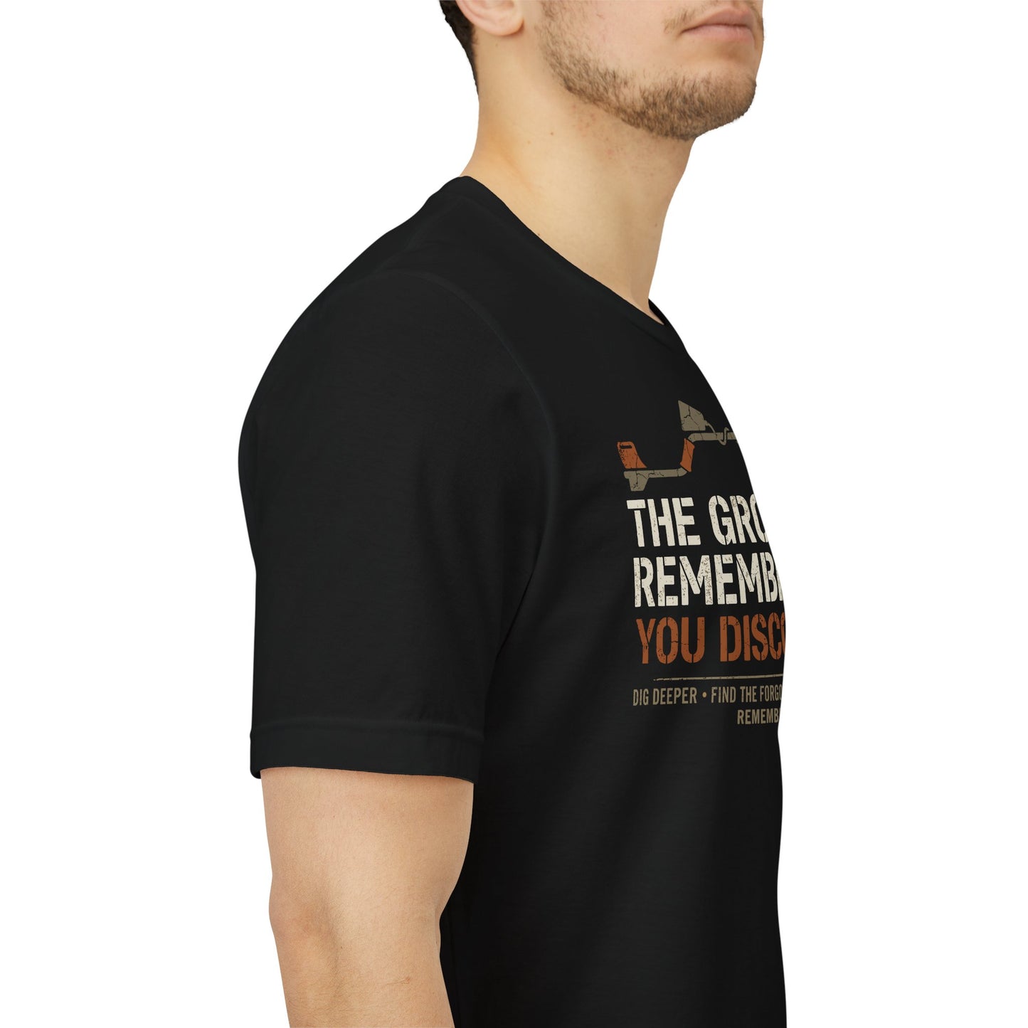 "The Ground Remembers" Metal Detecting T-Shirt – Treasure Hunter & Relic Seeker Graphic Tee