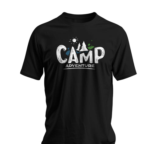 Camp Adventure T-Shirt – Mountain Outdoor Graphic Tee