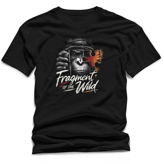 Fragment of the Wild Gorilla T-Shirt – Puzzle Piece Wildlife Graphic Tee