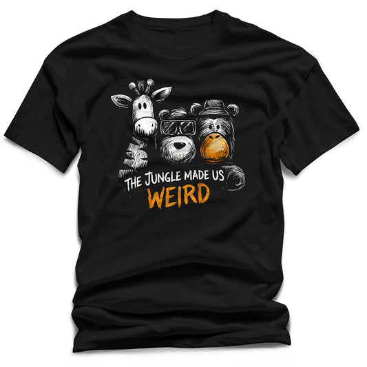 WildVero "The Jungle Made Us Weird" T-Shirt – Funny Sibling & Best Friend Squad Tee