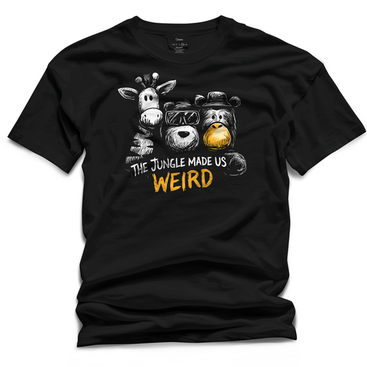 The Jungle Made Us Weird T-Shirt – Funny Jungle Animal Graphic Tee