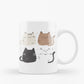 Cute Cat Good Morning Mug 11oz – Minimalist Ceramic Coffee Mug, Sublimation Cat Lover Cup