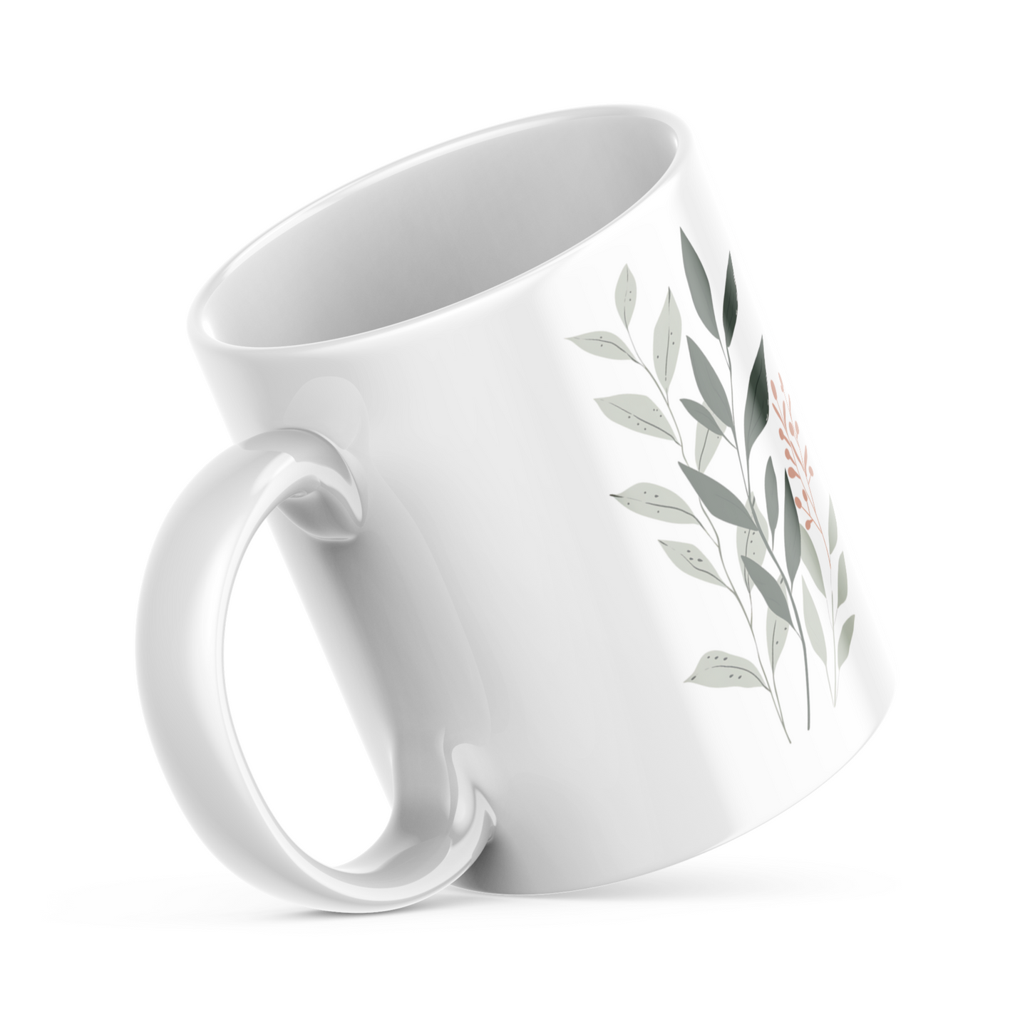 You Are Unique Mug – 11oz Sublimation Ceramic Mug, Inspirational Botanical Coffee Cup