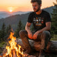 Stay Wild Stay Fired Up T-Shirt – Funny Outdoor Animal Graphic Tee (Black)