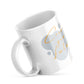 Create Your Future Mug – 11oz Sublimation Ceramic Mug, Abstract Art Coffee Cup