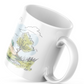 Live Close to Nature Mug – 11oz Sublimation Ceramic Mug, Nature Inspired Coffee Cup