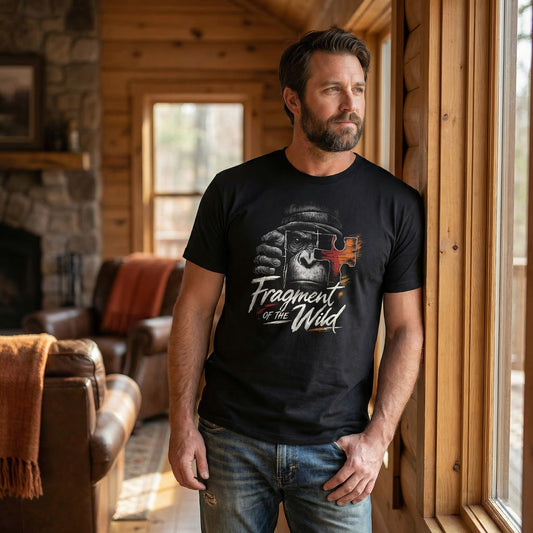 Fragment of the Wild Gorilla T-Shirt – Puzzle Piece Wildlife Graphic Tee