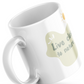 Live Close to Nature Mug – 11oz Sublimation Ceramic Mug, Nature Inspired Coffee Cup