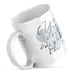 Your Smile Brightens the Day Mug 11oz – Cute Daisy Ceramic Coffee Mug, Sublimation Gift Cup