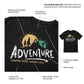 Adventure Wander More Worry Less T-Shirt – Mountain Hiking Graphic Tee