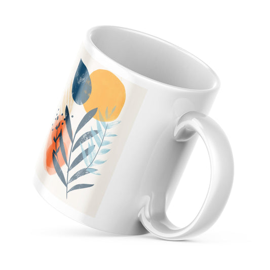 Create Your Future Mug – 11oz Sublimation Ceramic Mug, Abstract Art Coffee Cup