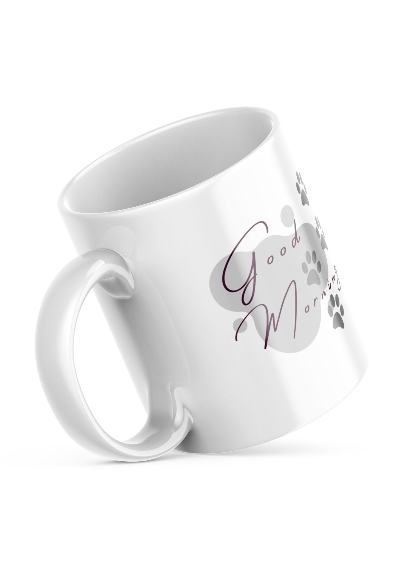 Good Morning Cat Mug – 11oz Sublimation Ceramic Mug, Cute Kitty Coffee Cup
