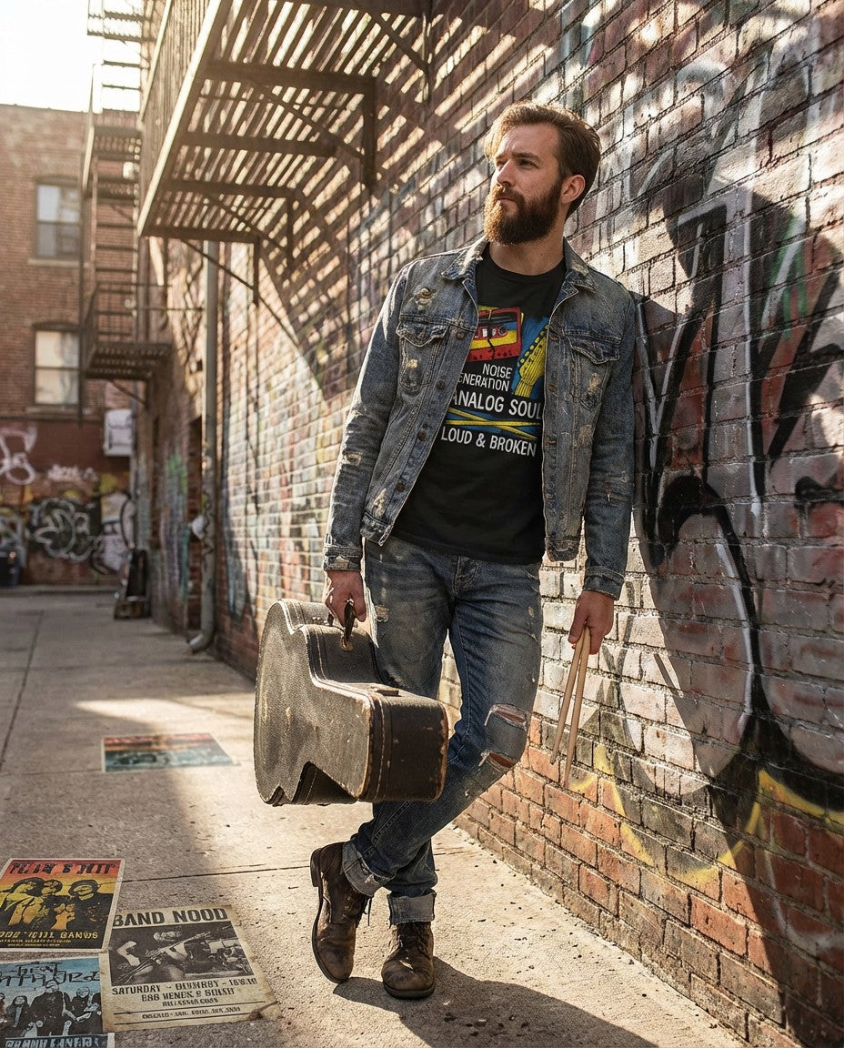 WildVero™ "Noise Generation" T-Shirt | Vintage Grunge Cassette & Punk Rock Tee