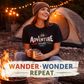 Adventure Wander Wonder Repeat T-Shirt – Camping Hiking Graphic Tee
