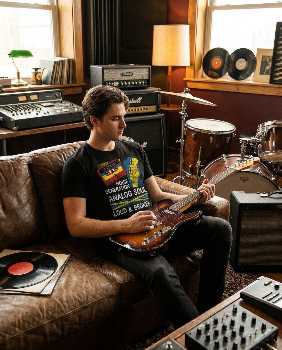 WildVero™ "Noise Generation" T-Shirt | Vintage Grunge Cassette & Punk Rock Tee