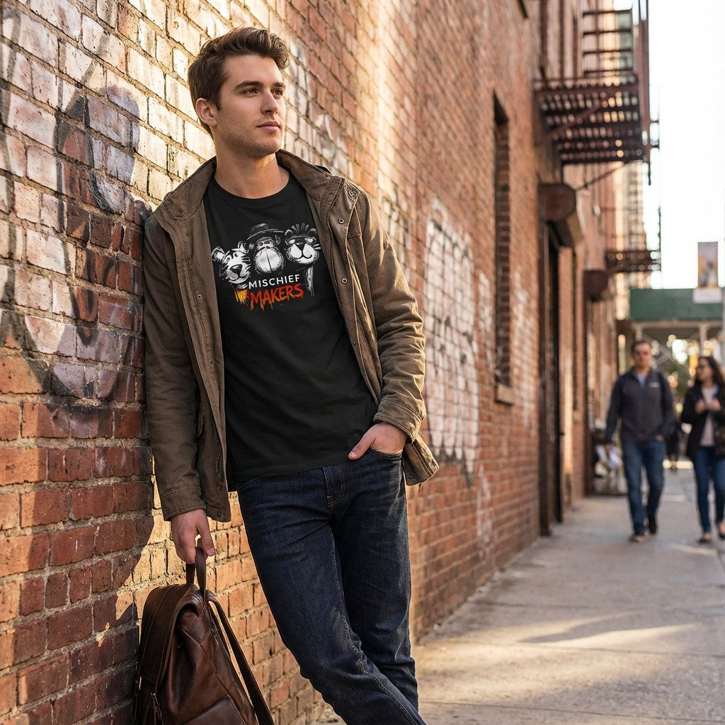 WildVero "Mischief Makers" T-Shirt – Cool Animal Squad Graphic