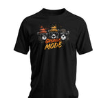 Black Grunge Mode t-shirt with three bears in beanies and sunglasses