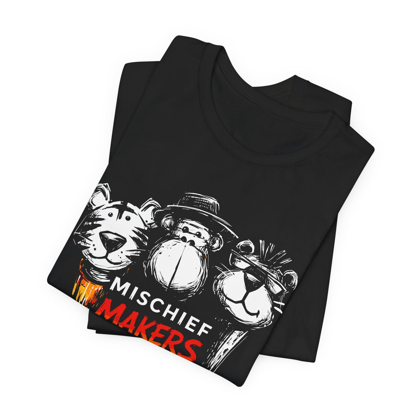 WildVero "Mischief Makers" T-Shirt – Cool Animal Squad Graphic