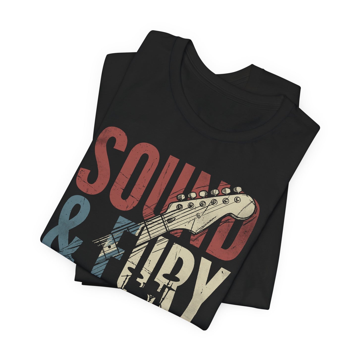 WildVero™ "Sound & Fury" T-Shirt | Vintage Rock Guitar & Live Music Tee
