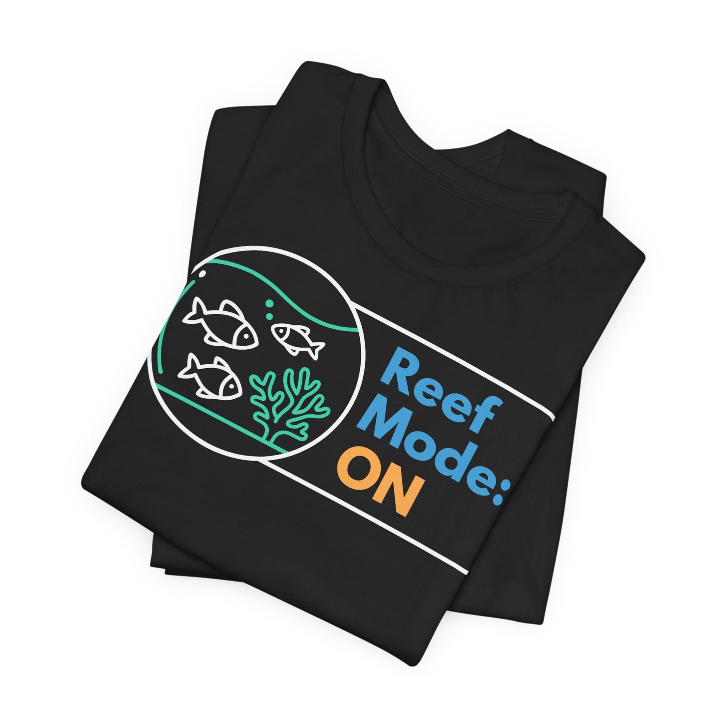 Reef Mode On T-Shirt – Men’s Black Aquarium Hobby Graphic Tee | WildVero