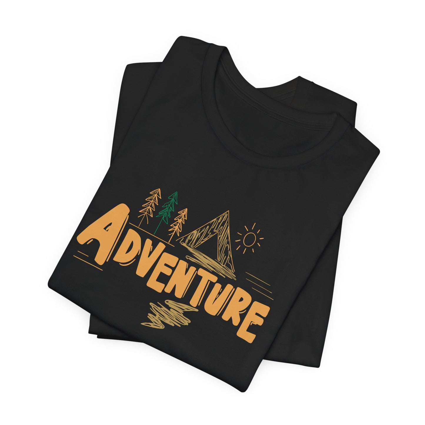 Adventure Mountain T-Shirt – Minimal Outdoor Graphic Tee