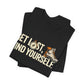 WildVero™ "Get Lost Find Yourself" T-Shirt | Hiking Compass & Boot Graphic Tee