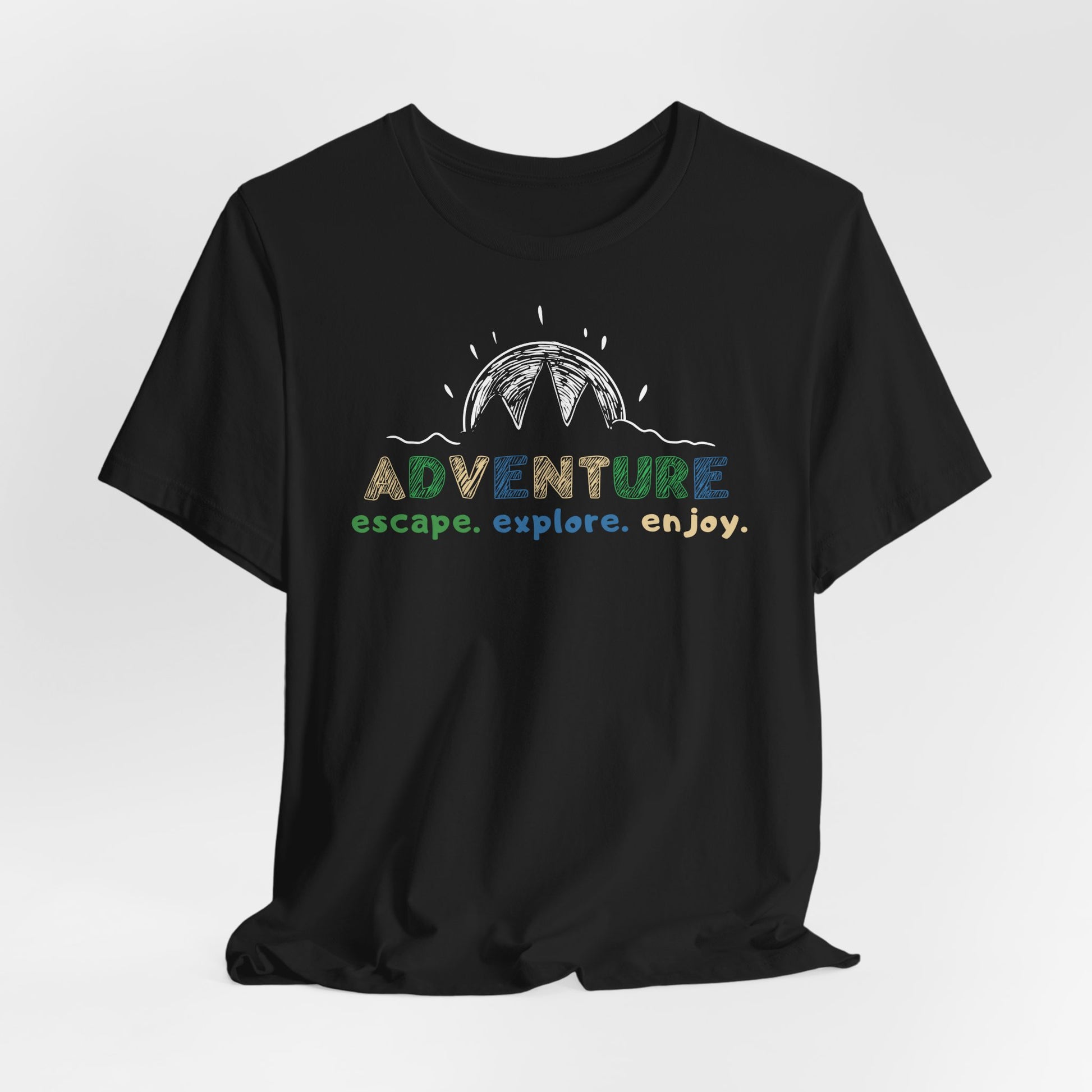Adventure nature travel t-shirt from WildVero for hikers and outdoor lovers