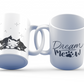 Dream Meow Mug – 11oz Sublimation Ceramic Mug, Cute Sleeping Cat Coffee Cup