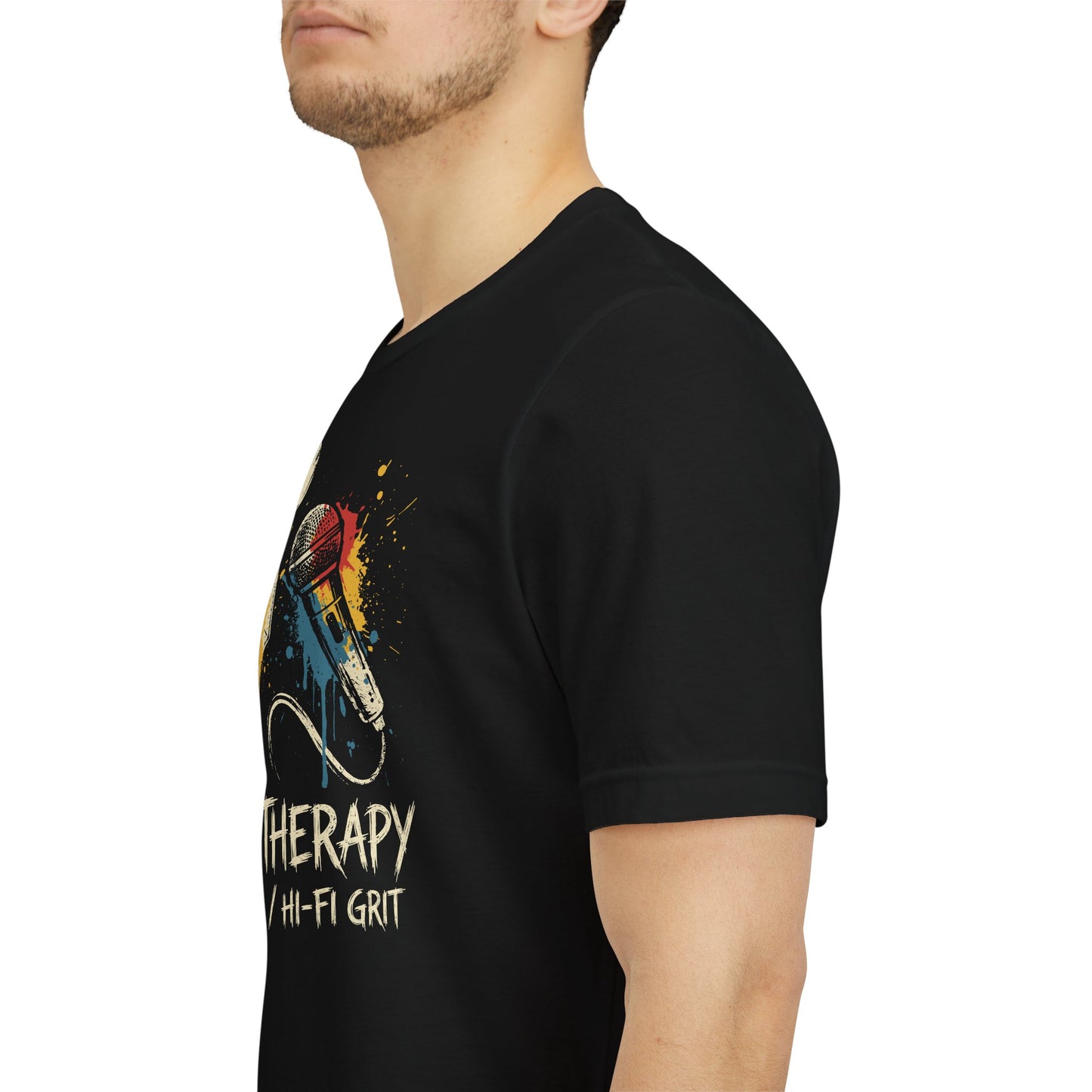 "Noise Therapy" T-Shirt – Lo-Fi Soul & Hi-Fi Grit Music Graphic Tee