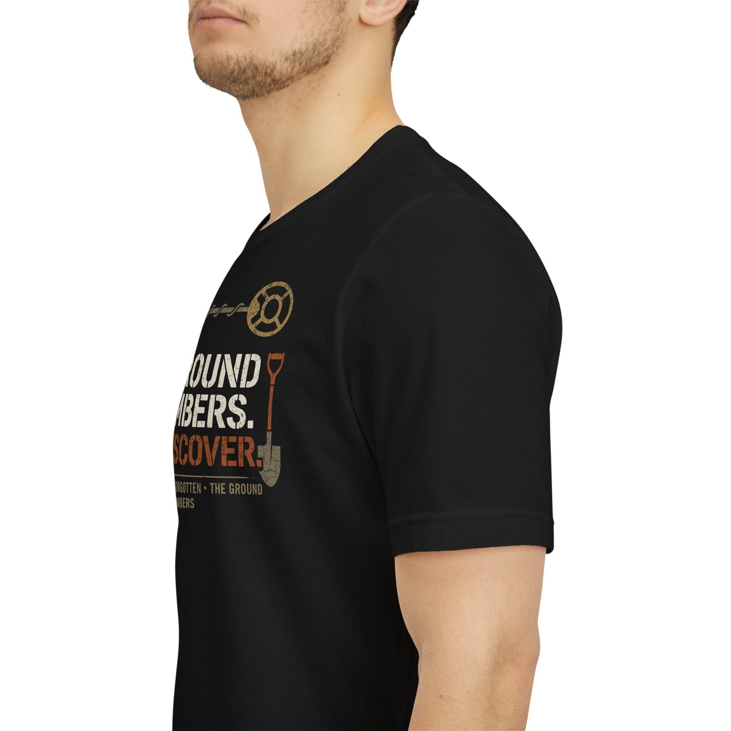 "The Ground Remembers" Metal Detecting T-Shirt – Treasure Hunter & Relic Seeker Graphic Tee