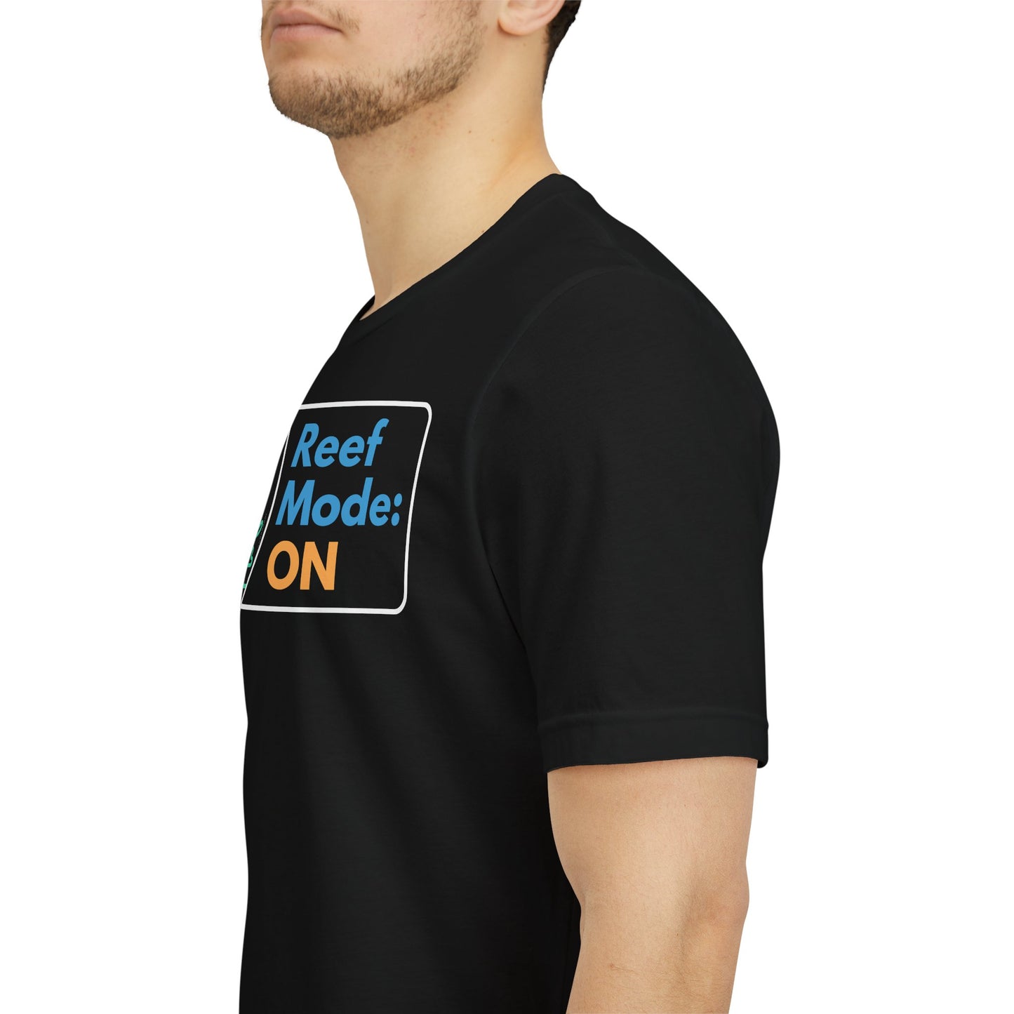Reef Mode On T-Shirt – Men’s Black Aquarium Hobby Graphic Tee | WildVero