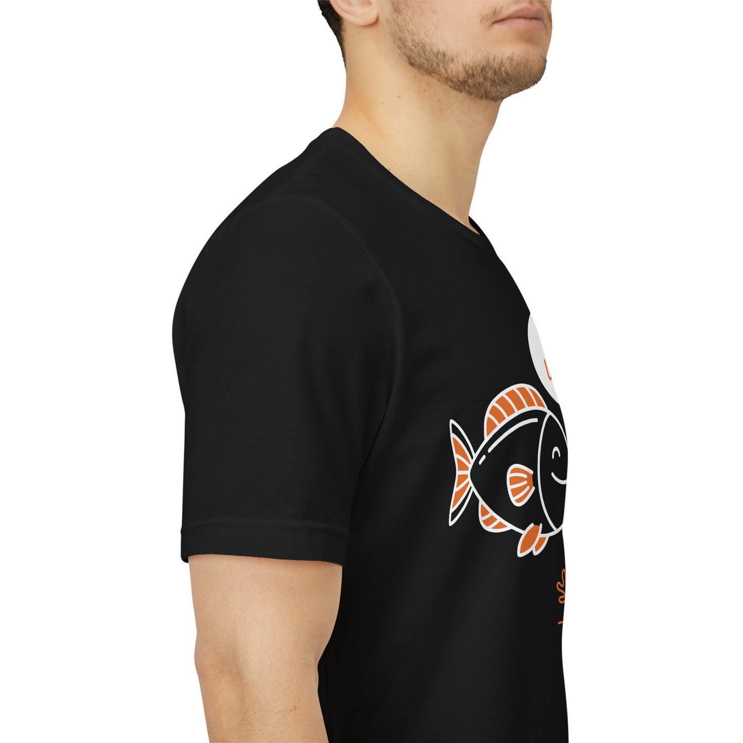 Currently Unimpressed Fish T-Shirt – Men’s Black Funny Marine Mood Tee | WildVero