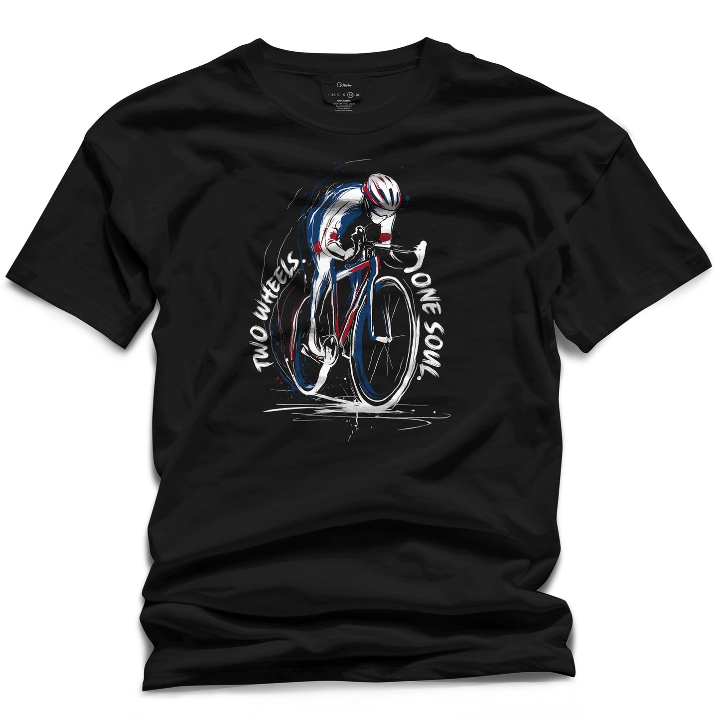 Two Wheels One Soul Road Bike T-Shirt – Cycling Graphic Tee