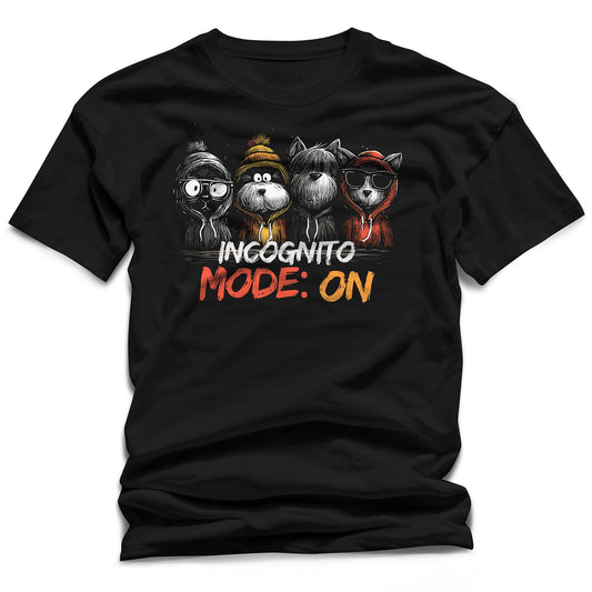 Incognito Mode: On Funny Animal T-Shirt – Introvert Graphic Tee