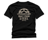 Built From Steel Graphic Tee | Cycling Gear Chain T-Shirt
