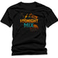 Midnight Mix T-Shirt – Retro Music Graphic Unisex Tee, Cassette Boombox Vintage Shirt