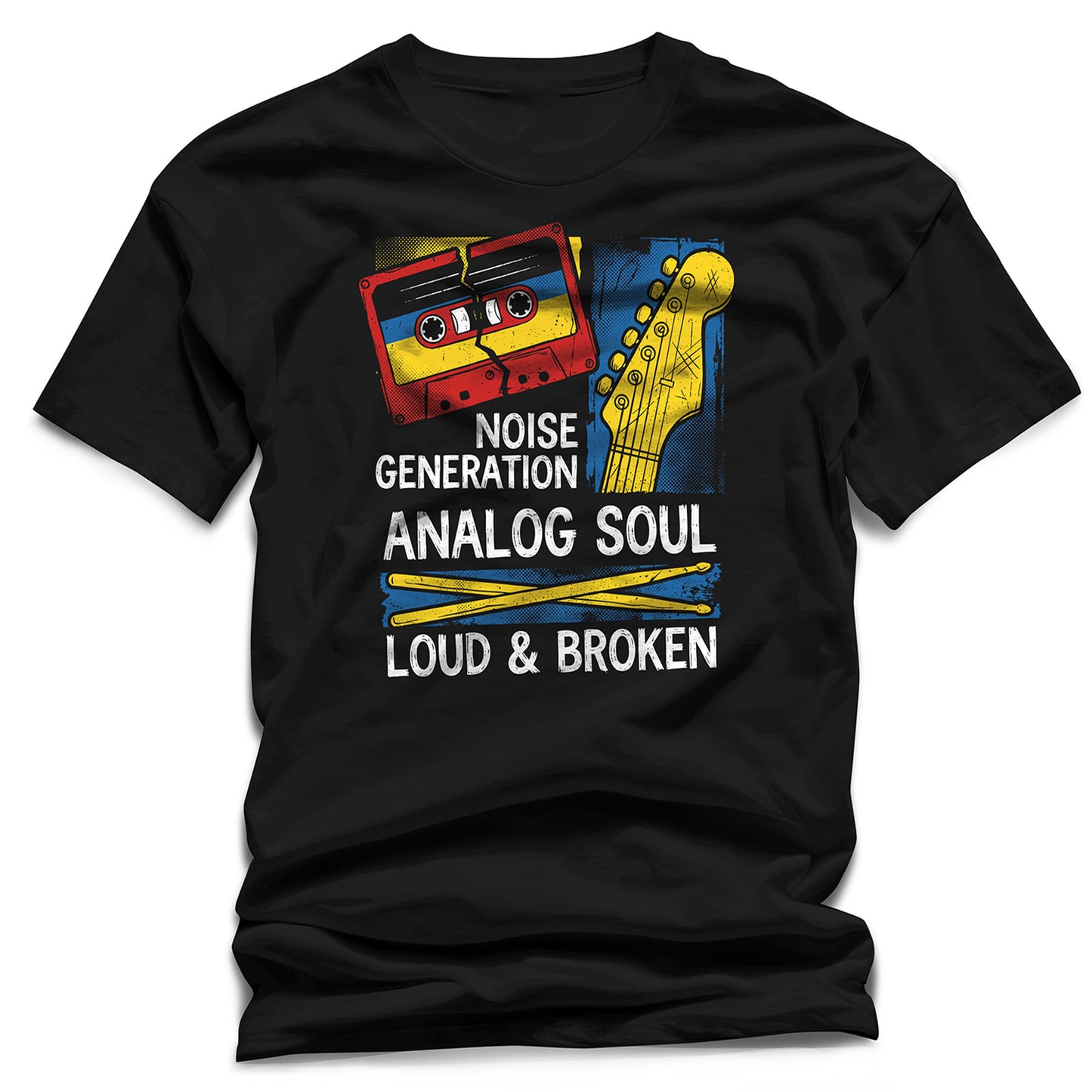 WildVero™ "Noise Generation" T-Shirt | Vintage Grunge Cassette & Punk Rock Tee