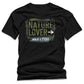 "Nature Lover: Wild & Free" T-Shirt – Grunge Outdoor & Hiking Graphic Tee