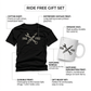 Ride Free Gift Set – Black T-Shirt and 11oz Mug, DTF Tee + Sublimation Mug