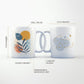 Create Your Future Mug – 11oz Sublimation Ceramic Mug, Abstract Art Coffee Cup