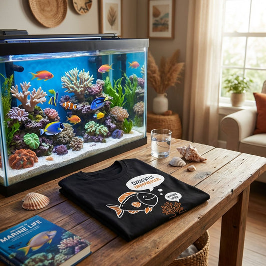 Currently Unimpressed Fish T-Shirt – Men’s Black Funny Marine Mood Tee | WildVero