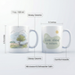 Live Close to Nature Mug – 11oz Sublimation Ceramic Mug, Nature Inspired Coffee Cup