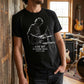 Live Set No Backing Tracks T-Shirt – Men’s Black Guitarist Graphic Tee | WildVero