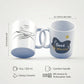 Good Morning Landscape Mug 11oz – Minimalist Ceramic Coffee Mug, Nature Inspired Sublimation Cup