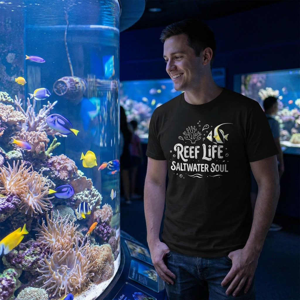 Reef Life Saltwater Soul T-Shirt – Ocean Lover Graphic Unisex Tee
