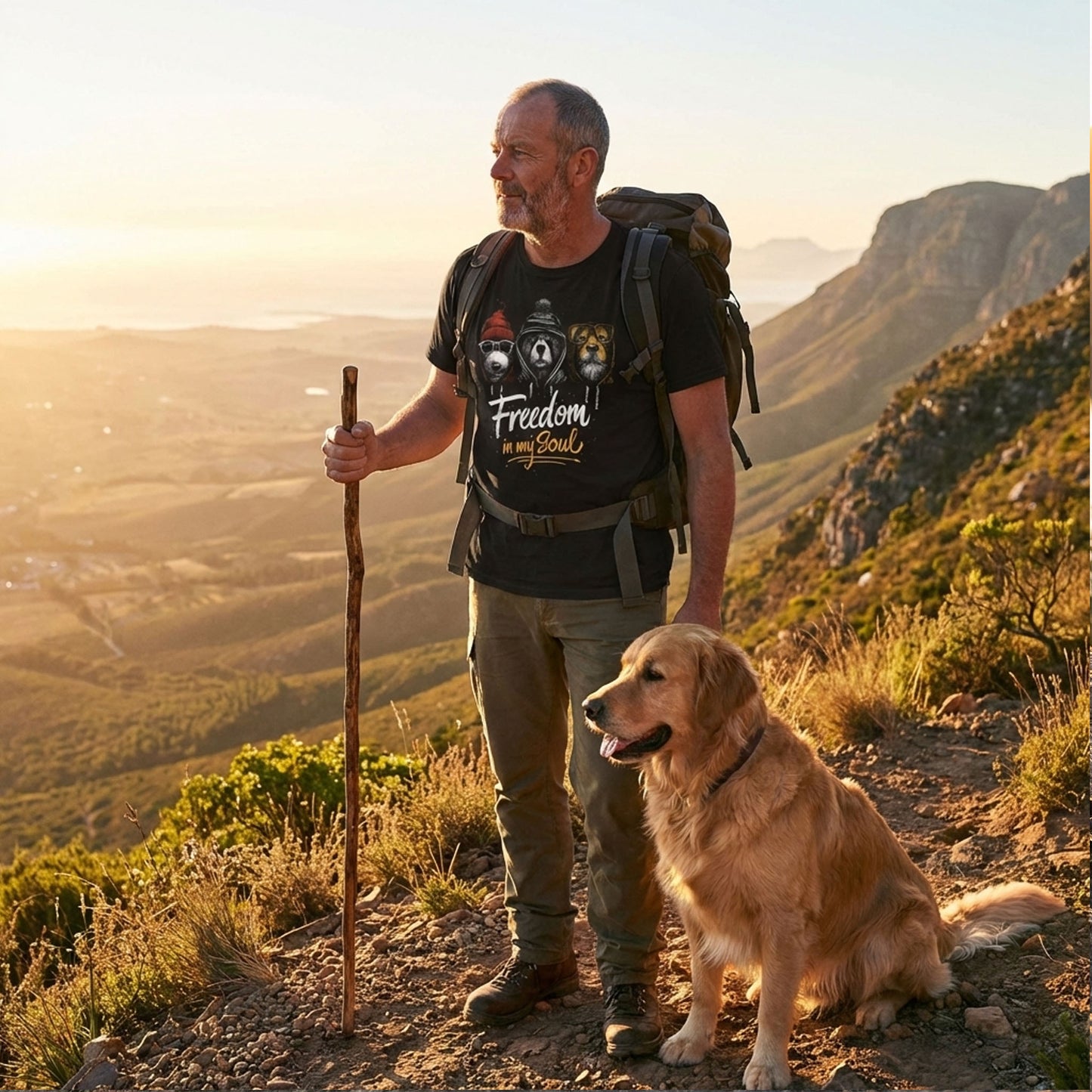 "Freedom in my Soul" – Urban Animal Crew Graphic T-Shirt