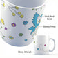 Floral Bird Mug – 11oz Sublimation Ceramic Mug, Cute Nature Coffee Cup