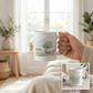Live Close to Nature Mug – 11oz Sublimation Ceramic Mug, Nature Inspired Coffee Cup