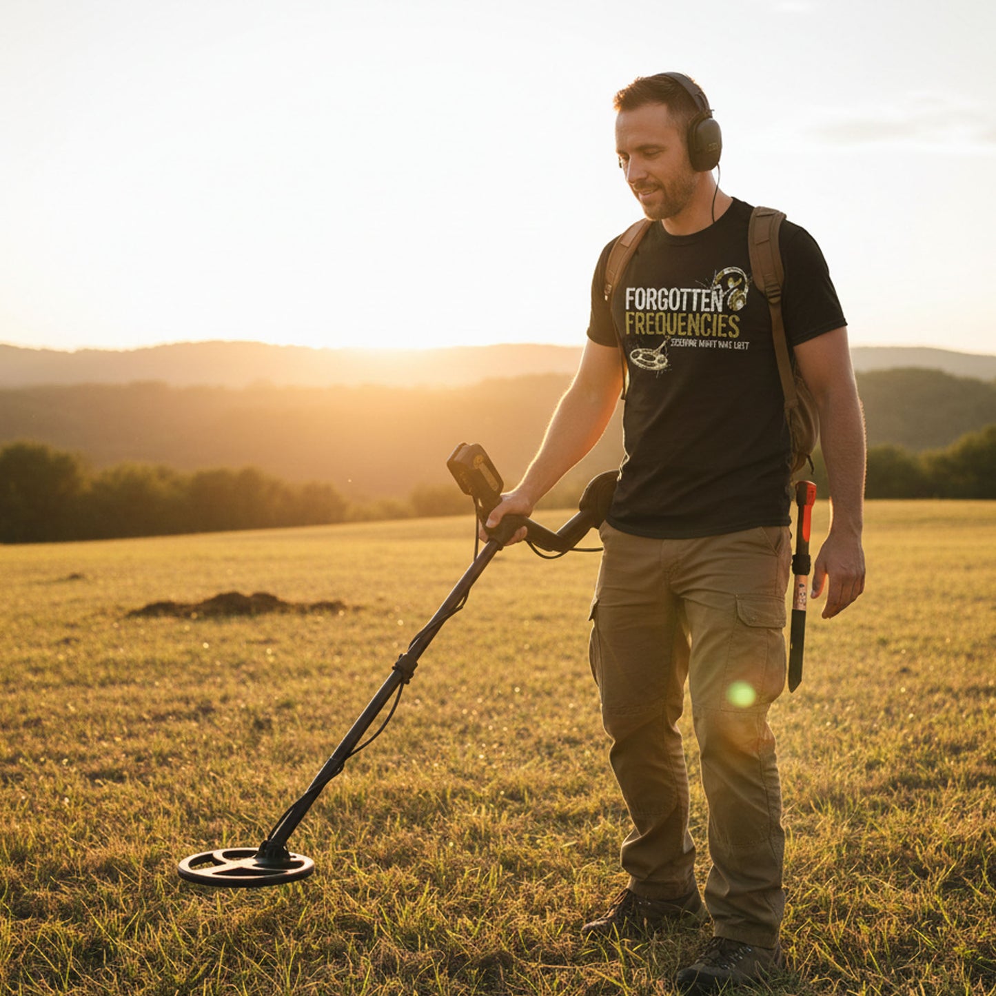 "Forgotten Frequencies" – Professional Metal Detecting & Relic Hunter T-Shirt